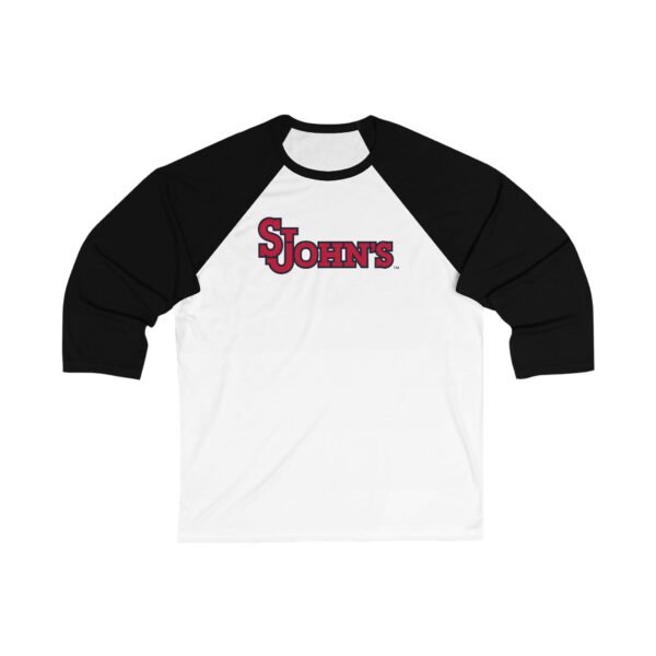 St. John's Red Storm Unisex 3/4 Sleeve Baseball Tee - Image 3