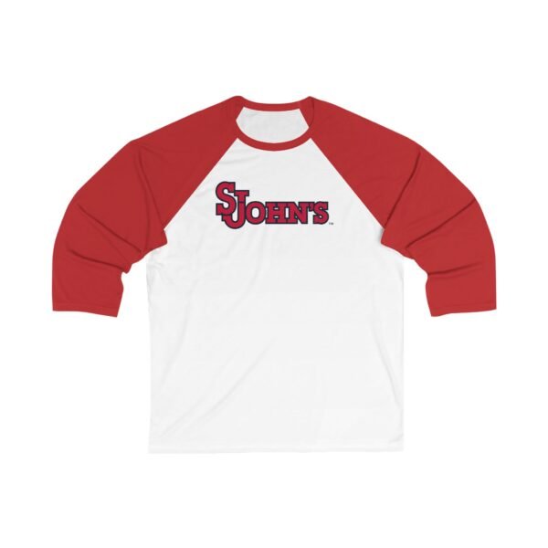 St. John's Red Storm Unisex 3/4 Sleeve Baseball Tee - Image 7
