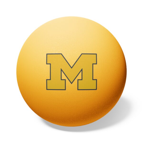 Michigan Wolverines Ping Pong Balls, 6 pcs - Image 2