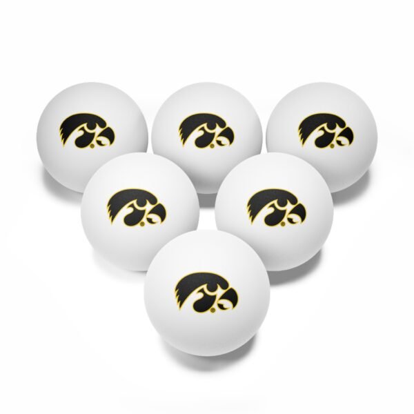 Iowa Hawkeyes Ping Pong Balls, 6 pcs - Image 6