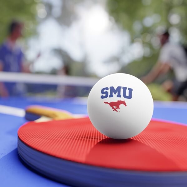 SMU Mustangs Ping Pong Balls, 6 pcs - Image 3