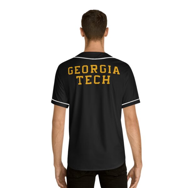 Georgia Tech Yellow Jackets Men's Baseball Jersey - Image 4