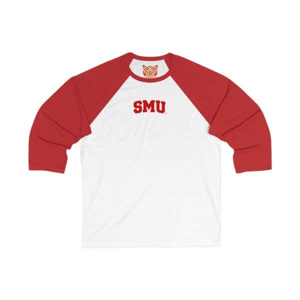 SMU Mustangs Unisex 3/4 Sleeve Baseball Tee - Image 11