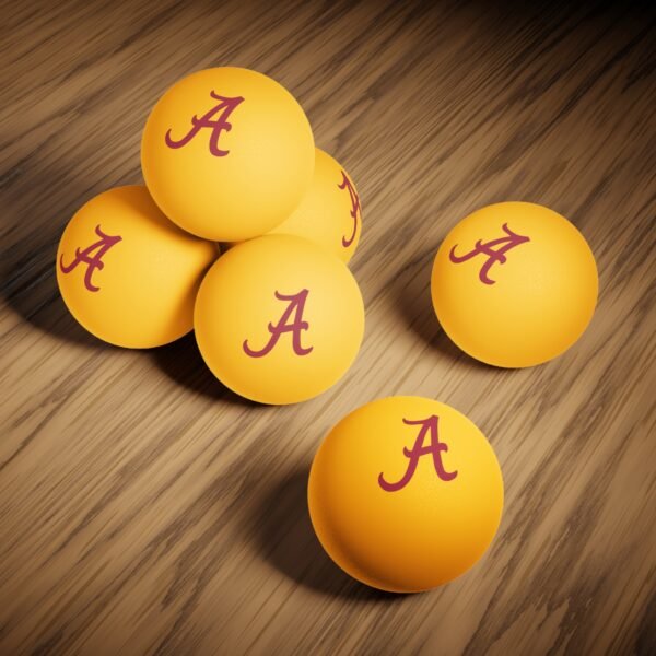 Alabama Crimson Tide Ping Pong Balls, 6 pcs - Image 8