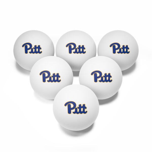 Pittsburgh Panthers Ping Pong Balls, 6 pcs - Image 2