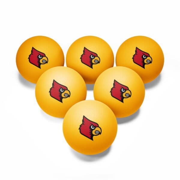 Louisville Cardinals Ping Pong Balls, 6 pcs - Image 7