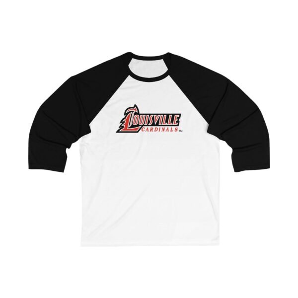 Louisville Cardinals Unisex 3/4 Sleeve Baseball Tee - Image 5
