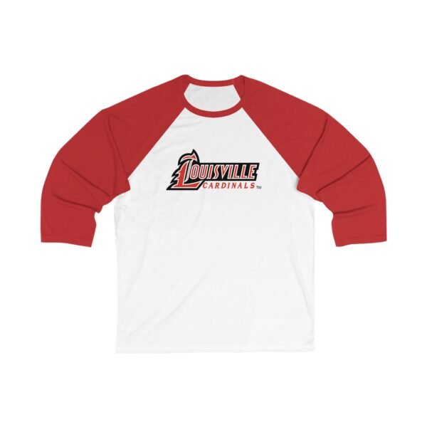 Louisville Cardinals Unisex 3/4 Sleeve Baseball Tee - Image 7