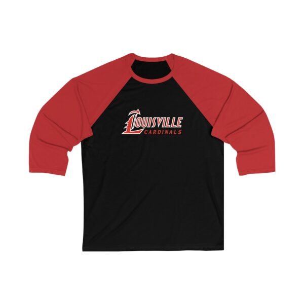 Louisville Cardinals Unisex 3/4 Sleeve Baseball Tee