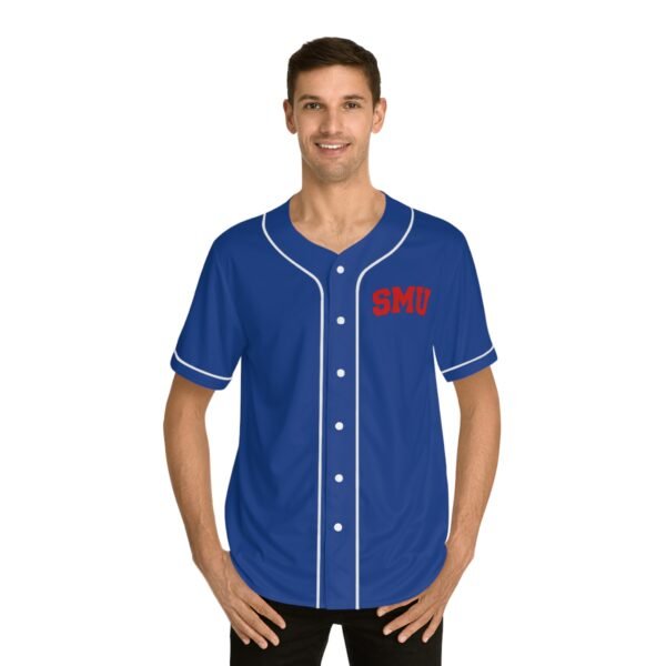 SMU Mustangs Men's Baseball Jersey - Image 3