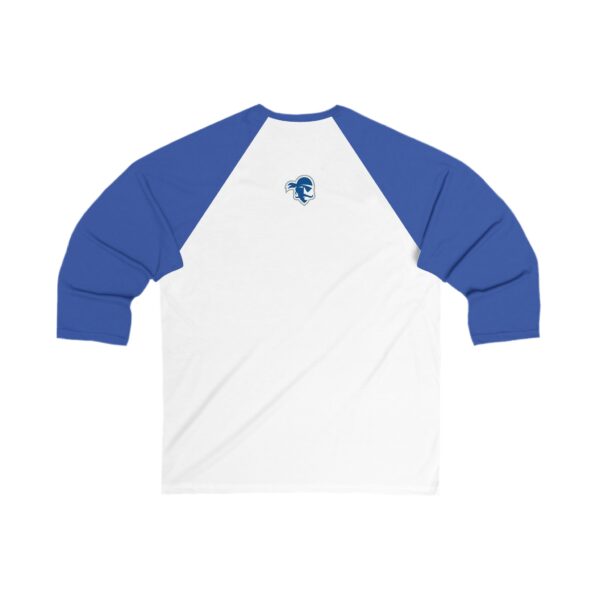 Seton Hall Pirates Unisex 3/4 Sleeve Baseball Tee - Image 2