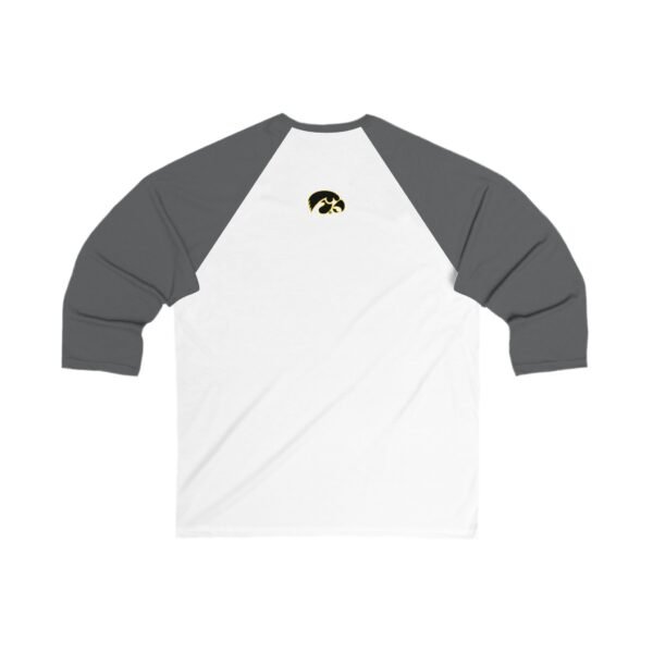 Iowa Hawkeyes Unisex 3/4 Sleeve Baseball Tee - Image 6