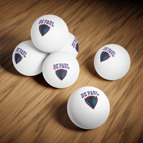 DePaul Blue Demons Ping Pong Balls, 6 pcs - Image 8