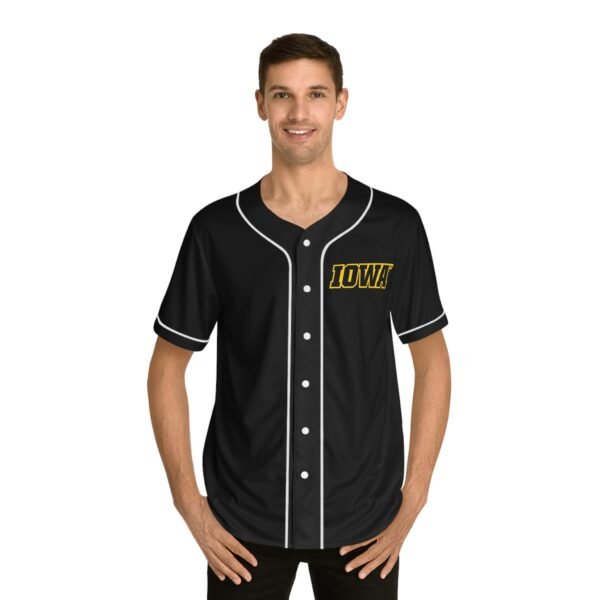 Iowa Hawkeyes Men's Baseball Jersey - Image 3