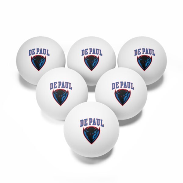DePaul Blue Demons Ping Pong Balls, 6 pcs - Image 6