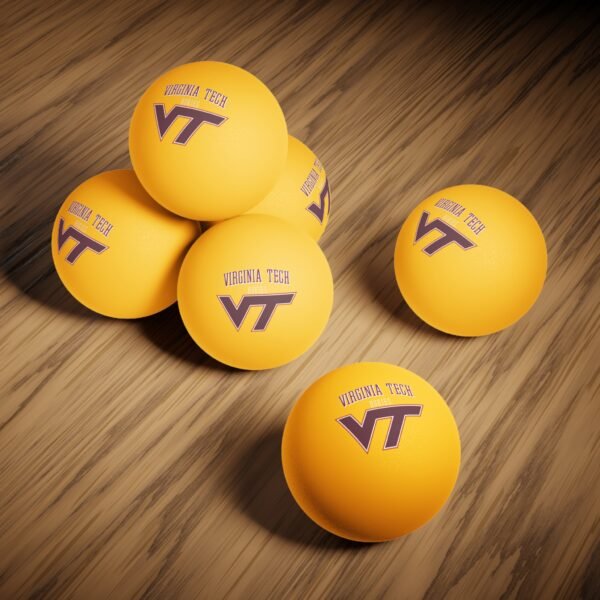 Virginia Tech Hokies Ping Pong Balls, 6 pcs - Image 4