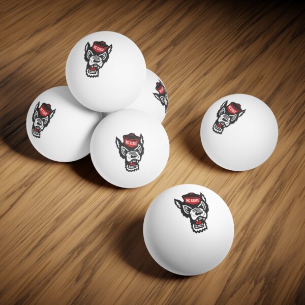 NC State Wolfpack Ping Pong Balls, 6 pcs - Image 4