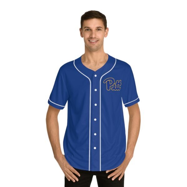 Pittsburgh Panthers Men's Baseball Jersey - Image 3