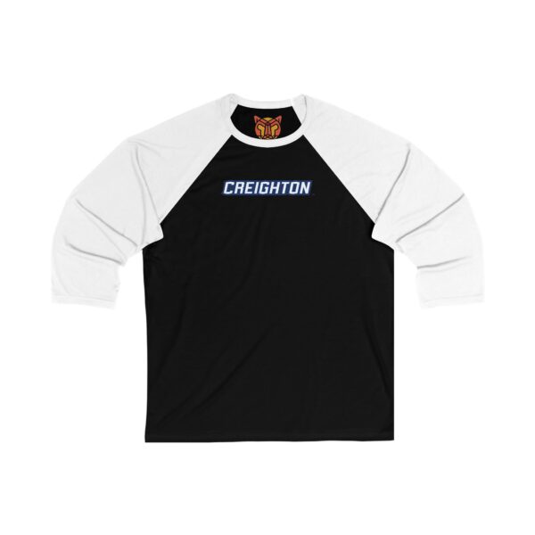 Creighton Bluejays Unisex 3/4 Sleeve Baseball Tee - Image 5