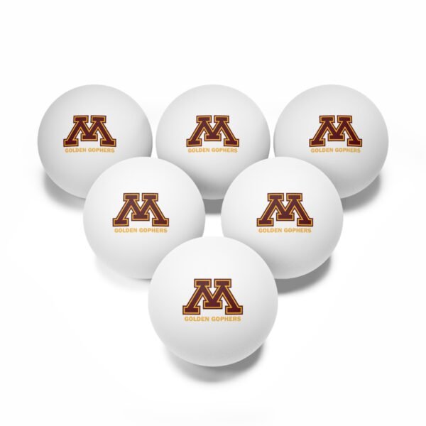 Minnesota Golden Gophers Ping Pong Balls, 6 pcs - Image 6