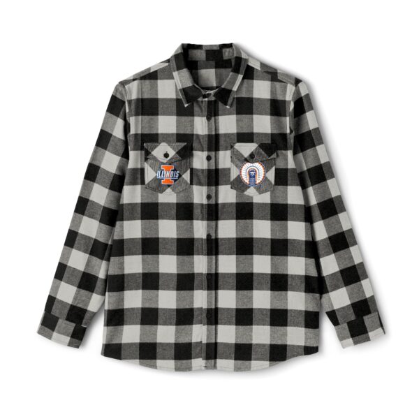 Illinois Fighting Illini Unisex Flannel Shirt - Image 13