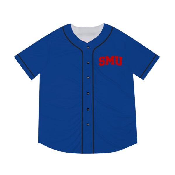 SMU Mustangs Men's Baseball Jersey - Image 5