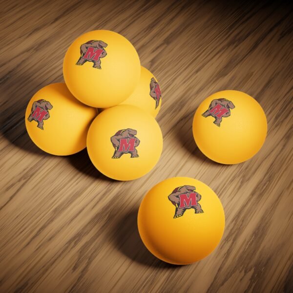 Maryland Terrapins Ping Pong Balls, 6 pcs - Image 4