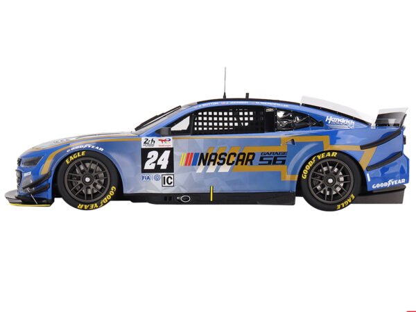 Chevrolet Camaro ZL1 #24 Jenson Button - Jimmie Johnson - Mike Rockenfeller "Hendrick Motorsports - NASCAR Next Gen Garage 56" Innovative "24 Hours of Le Mans" (2023) 1/18 Model Car by Top Speed