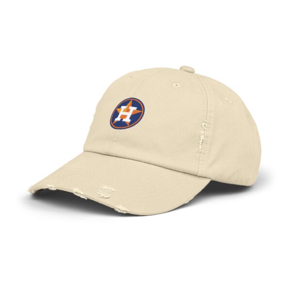 Houston Astros Unisex Distressed Cap - Image 2