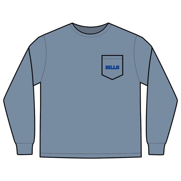 Buffalo Bills Unisex Long Sleeve Pocket T-Shirt - Image 11