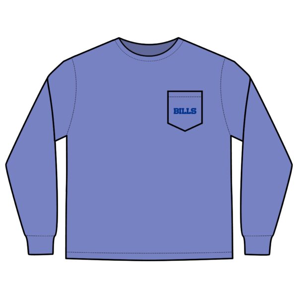 Buffalo Bills Unisex Long Sleeve Pocket T-Shirt
