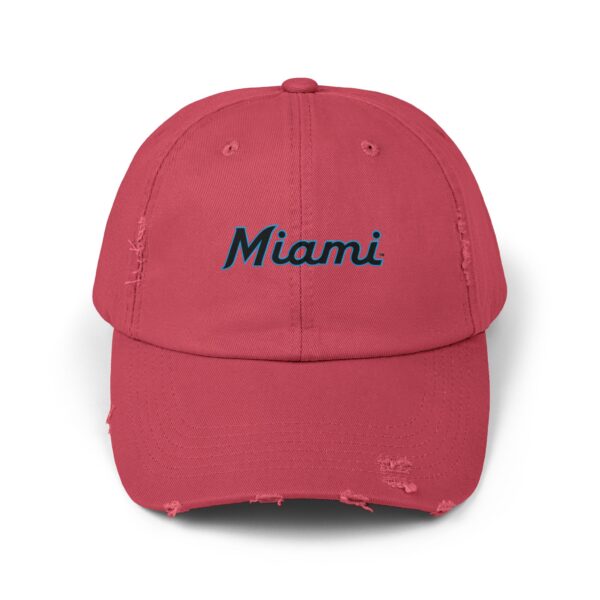 Miami Marlins Unisex Distressed Cap - Image 21