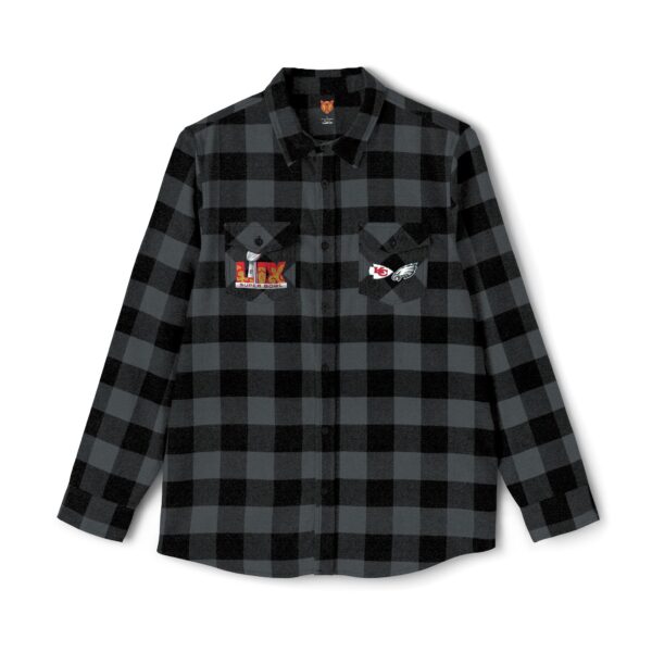 Kansas City Chiefs vs Philadelphia Eagles 2025 Super Bowl LIX Unisex Flannel Shirt - Image 9