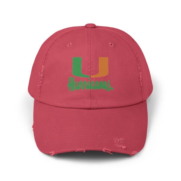 Miami Hurricanes Unisex Distressed Cap - Image 21