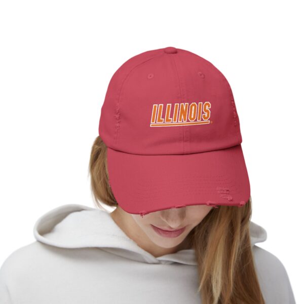 Illinois Fighting Illini Unisex Distressed Cap - Image 24