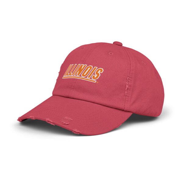 Illinois Fighting Illini Unisex Distressed Cap - Image 22