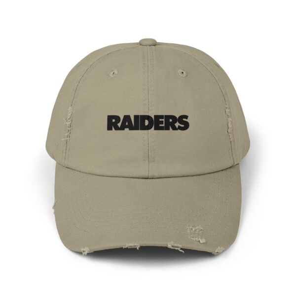 Las Vegas Raiders Unisex Distressed Cap - Image 9