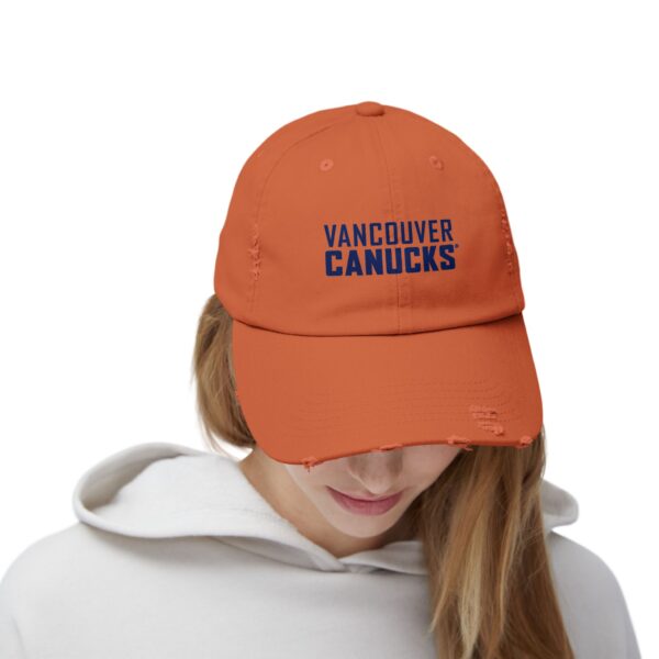 Vancouver Canucks Unisex Distressed Cap - Image 8