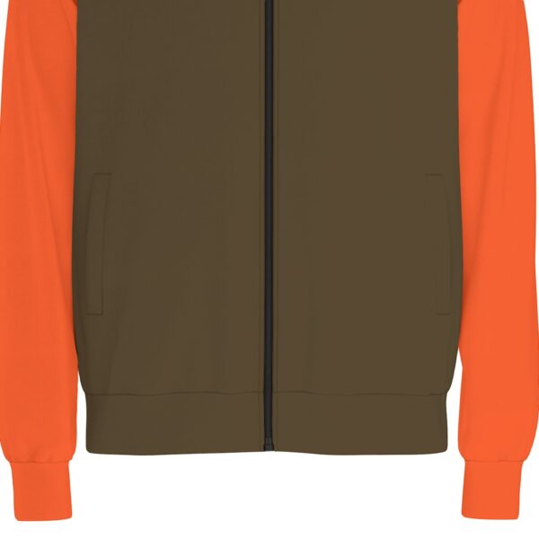 Cleveland Browns Men's Raglan-Sleeve Stand Collar Jacket - Image 7