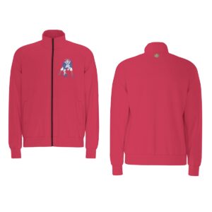 New England Patriots Men's Raglan-Sleeve Stand Collar Jacket
