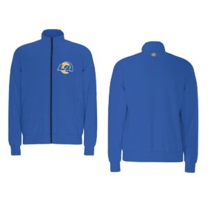 Los Angeles Rams Men's Raglan-Sleeve Stand Collar Jacket
