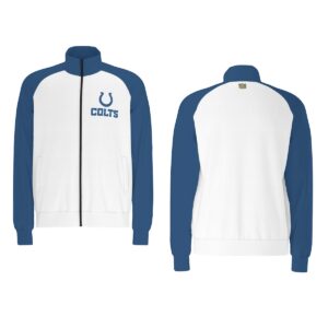 Indianapolis Colts Men's Raglan-Sleeve Stand Collar Jacket