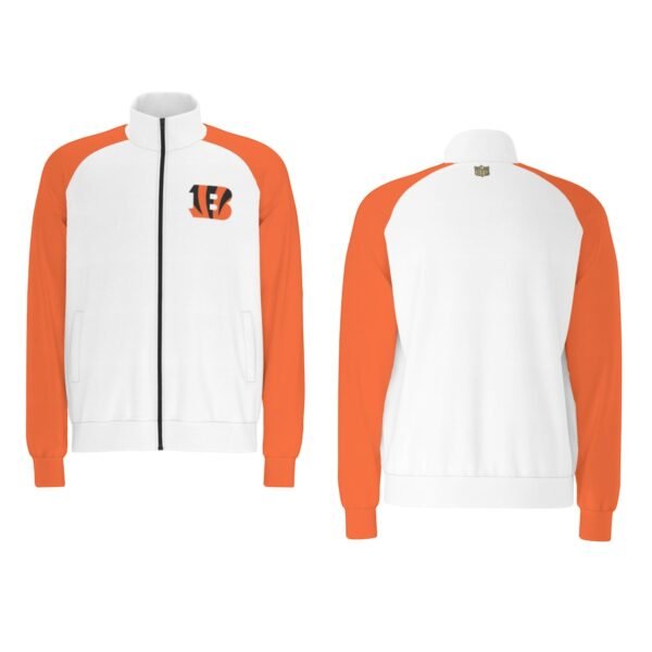 Cincinnati Bengals Men's Raglan-Sleeve Stand Collar Jacket