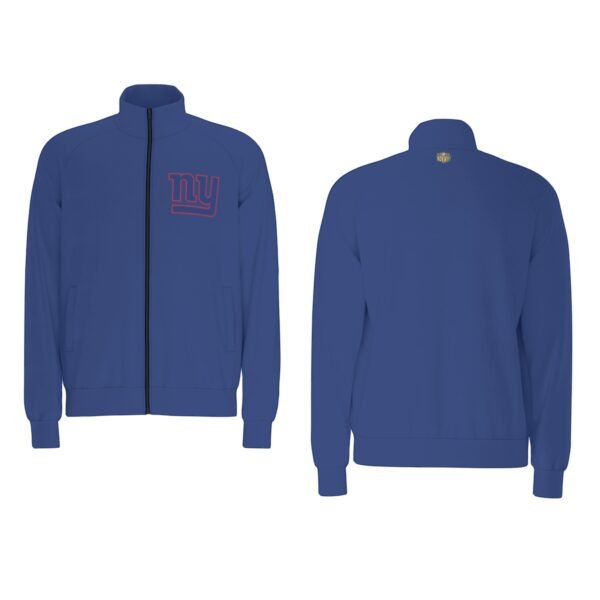 New York Giants Men's Raglan-Sleeve Stand Collar Jacket