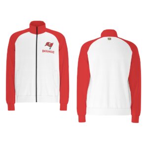 Tampa Bay Buccaneers Men's Raglan-Sleeve Stand Collar Jacket