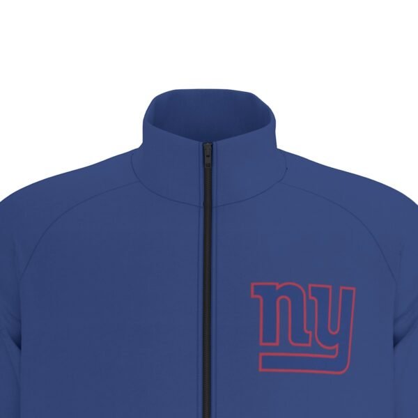 New York Giants Men's Raglan-Sleeve Stand Collar Jacket - Image 6