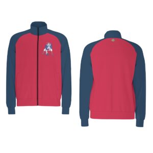 New England Patriots Men's Raglan-Sleeve Stand Collar Jacket