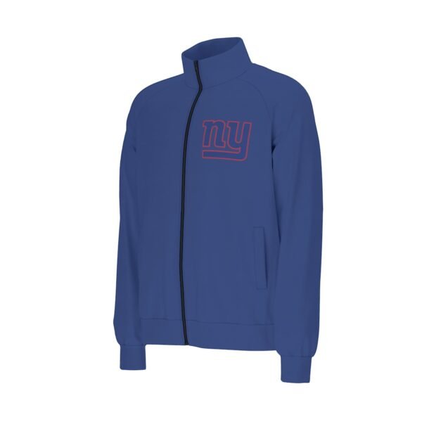 New York Giants Men's Raglan-Sleeve Stand Collar Jacket - Image 3