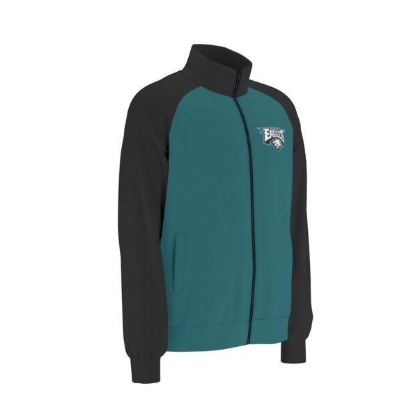 Philadelphia Eagles Men's Raglan-Sleeve Stand Collar Jacket - Image 4