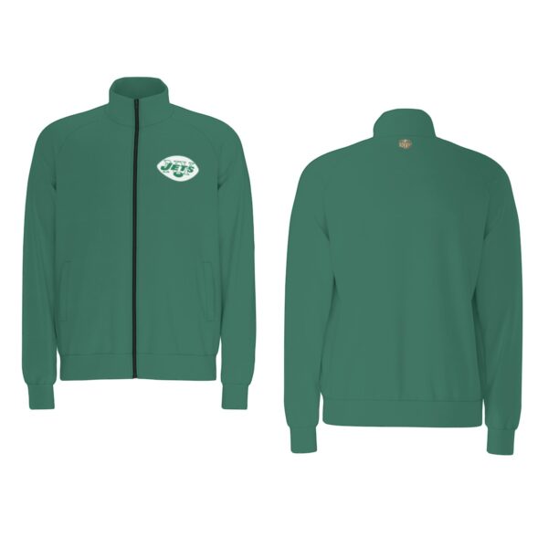 New York Jets Men's Raglan-Sleeve Stand Collar Jacket